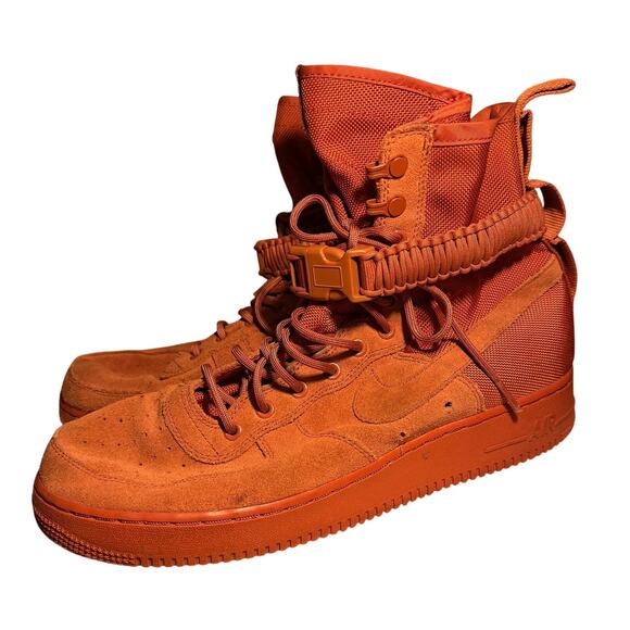 Nike SF Air Force 1 High Dusty Peach Boots Men’s Size 12 (2017) 864024-204 - Picture 1 of 5